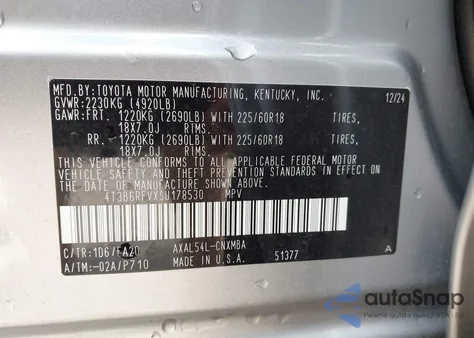 2025 Toyota Rav4 Hybrid Xle Premium z USA, uszkodzony, nr VIN 4T3B6RFVXSU178530